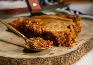 Empanada artesanal de volandeiras gallegas, receta exclusiva de Paladar de Galicia