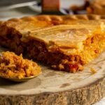 Empanada gallega de zorza, receta tradicional con masa artesanal