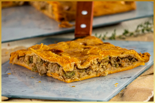 Empanada de Langostinos y Setas